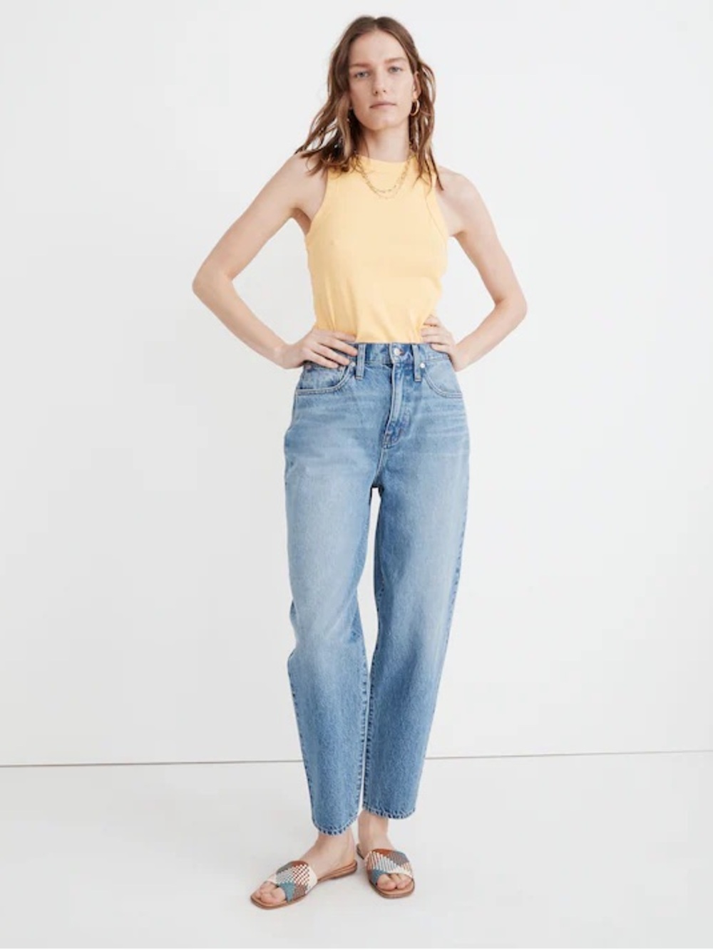 Madewell Baggy Tapered Jeans in Markwood Wash size 31